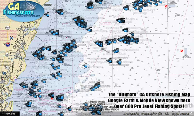 Fishing Charts Mapping Gps Coordinates