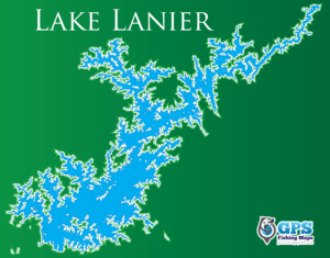 Lake Lanier Fishing Map